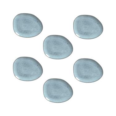 Imagem de Conjunto de Pratos Oval Porto Brasil Orgânico Breeze 31cm - 6 Peças