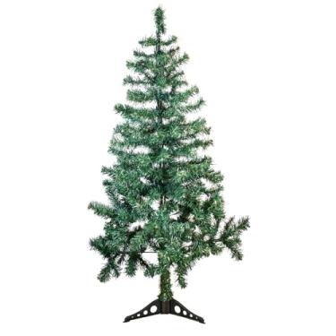 Imagem de Tuut Árvore de Natal Canadense Verde 120cm 150 Galhos – Compacta e Festiva