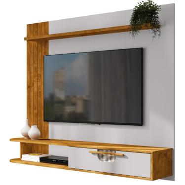 Imagem de Painel Suspenso Tv 65 Pol 160 Cm Jeri Naturalle Off White Bechara