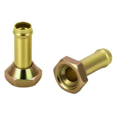 Imagem de Conexões de linha de resfriamento de transmissão de radiador compatíveis com Dodge Neon, Plymouth 2000-2001, conectores de linha de refrigerador de óleo trans (rosca M14 x 1,5)