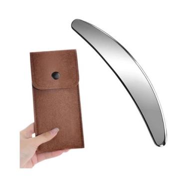 Imagem de Ferramenta De Massagem Gua Sha Em Aço Inoxidável, Raspador Muscular, F