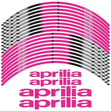 Imagem de Friso Adesivo Refletivo Aprilia - Adesivo de Alta Durabilidade - Cromo