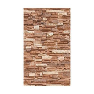 Imagem de Papel de Parede Decorativo Pedras - Adesivo Autocolante - Cromo Sign