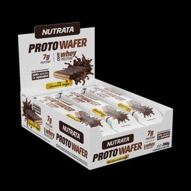 Imagem de Proto wafer sabor chocolate belga - display com 12 wafers de 30g - NUT