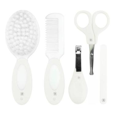 Imagem de Kit cuidados pimpolho para bebe +0m 5 pcs - branco