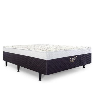 Imagem de Cama Box Casal Conjugada Espuma D28 Herval Ólbia, 138x188x39 cm