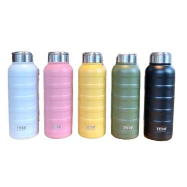 Imagem de Garrafa Térmica Em Aço Inox Dia a Dia Academia 1000ML