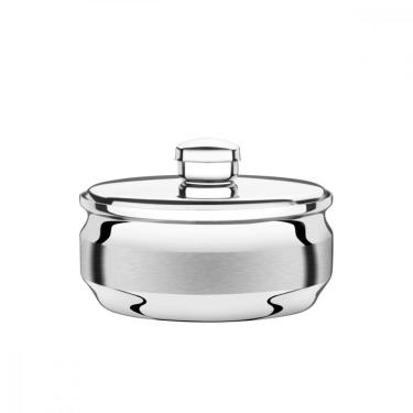 Imagem de Manteigueira Tramontina Redonda Em Aço Inox Com Tampa
