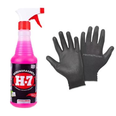 Imagem de Desengraxante Removedor Multiuso 500Ml Spray Com Luva - H7