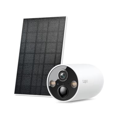 Imagem de TP-Link Tapo C425 KIT 2K 4MP QHD, suporte de IA, visão noturna colorida, recarregável, impermeável, armazenamento local/na nuvem, ângulo amplo de 150°, painel solar, kit de câmera de segurança de