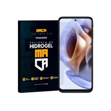 Imagem de Película de Hidrogel Moto G31 Privacy Frontal Anti Espião MACA
