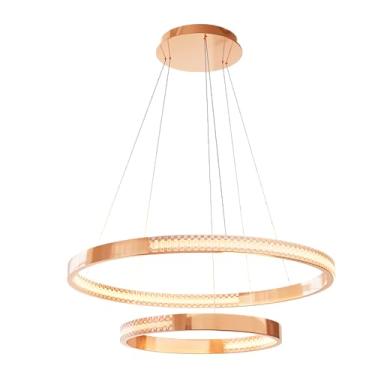 Imagem de Pendente Roma Dois Aneis 3000K 50W Sl-0601/H2 Gd