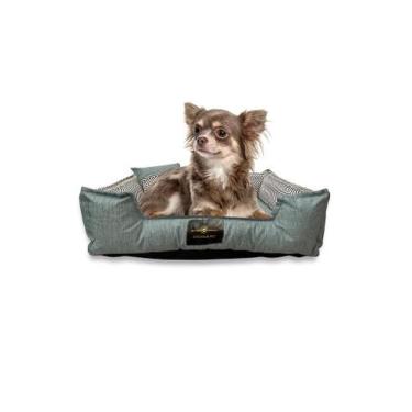 Imagem de Cama Luxo Cochilo Pet Conforto Tamanho P 50x40cm de Acquablock VERDE C