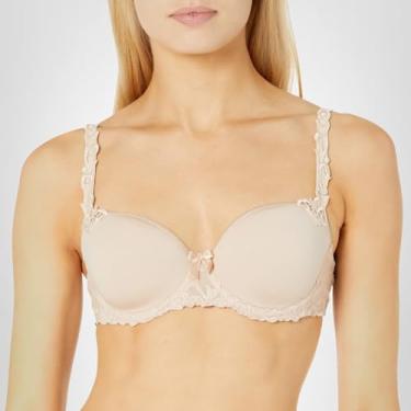 Imagem de Simone Perele Sutiã feminino Andora 3D moldado: estilo de sutiã camiseta francesa, Rosa pêssego, 34B