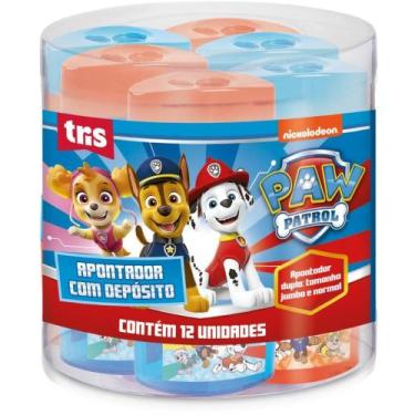 Imagem de Apontador com Deposito 2 Furos Patrulha Canina 2 Cores POTE-12 - Summi