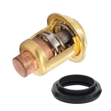 Imagem de Kit de termostato de 143°F (62°C) para motores de popa Mercury 833072004, 833072003, 833072, 18-3536 e 18-3537.