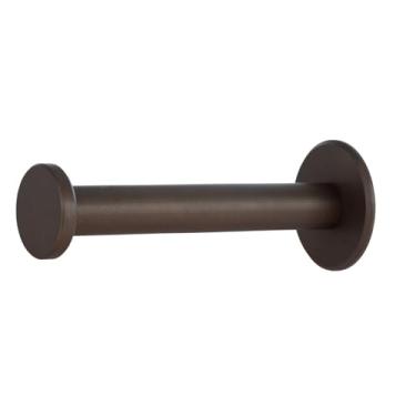 Imagem de EVI Herrajes | Suporte de papel higiênico | Suporte adesivo ou parafuso | Latão rústico | Modelo 050TPH1DUALLRU