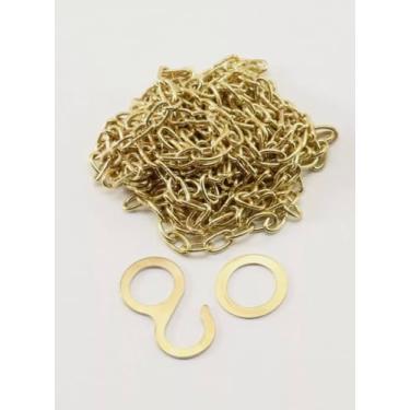 Imagem de Corrente de relógio de cuco para Regula 1 dia 25 35 70 movimentos 61 elos por pé com extremidades 0,90 mm diâmetro do fio 1,8 m latão brilhante qualidade serviço peças de reposição kit de ferramentas