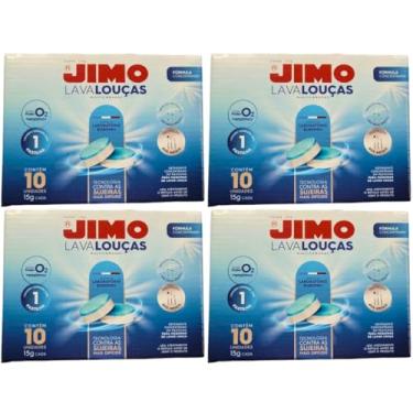 Imagem de Lava Louça Multicamadas Detergente Concentrado para Máquinas de Lavar Louças Desengordurante Mais Brilho e Proteção às Louças 40 pastilhas