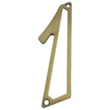 Imagem de Número Residencial Nº 1 De Zamac Oxidado - 95592 - Silvana