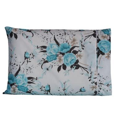 Imagem de Fronha Avulsa 70cm X 50cm 1 Peça Esmeralda 100% Algodão Percal 150 Fios Cor:verdetiffany