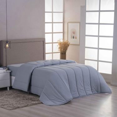Imagem de Edredom cobertor Sereno Solteiro Em Malha - Cinza - 100% Algodão