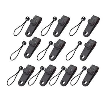 Imagem de barenx 10 conjuntos de clipes de lona para serviço pesado, prendedores de lona para barracas, conjunto de grampos de plástico para toldo de corda elástica acessórios de clipe instantâneo - Cabo de