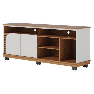 Imagem de Rack Bancada Jurerê 1.5 Freijó Off White Matte – Colibri