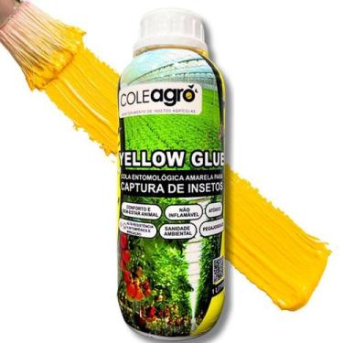 Imagem de Cola Entomológica Amarela Azul Vermelha 1L ColeAgro  Monitoramento de 