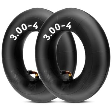 Imagem de Tubos internos HIAORS 3,00-4 3,00 X 4 10" x 3" para Razor E300 Gas Electric Scooter Pocket Bike Utility Dolly Jazzy PaceSaver Hand Truck 260x85 substituição Mobility Scooter tubo de pneu pacote com 2