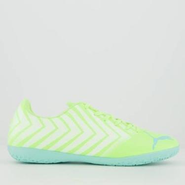 Imagem de Chuteira Puma Tacto II IT BDP Futsal Verde-Masculino