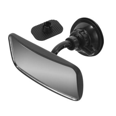 Imagem de FELTECHELECTR Espelho retrovisor interior do carro de fácil instalação com ventosa giratória para bebês