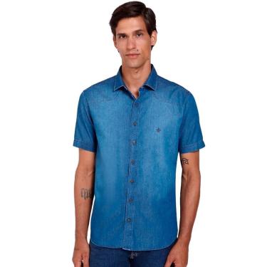 Imagem de Camisa Jeans Dudalina Slim Masculino-Masculino