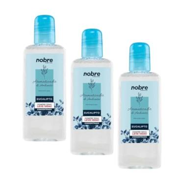 Imagem de Nobre Kit 3 Aromatizantes de Ambiente, 140ml, Eucalipto Concentrado, Líquido, Transparente, Perfume Duradouro, com Borrifador, para Salas