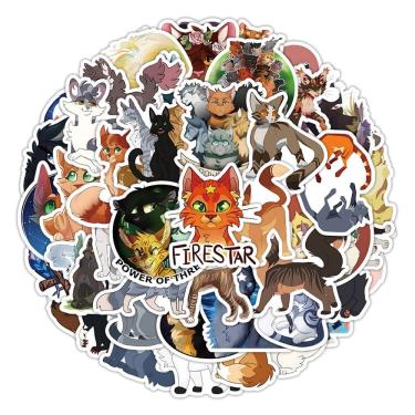 Imagem de Adesivo Anime Warriors Vinyl Cartoon Anime 50 unidades para água