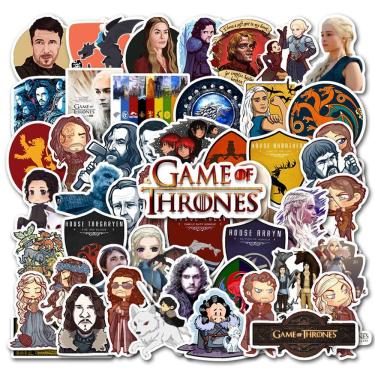 Imagem de Adesivos de anime de vinil impermeável Games Of Thrones (50 unidades)