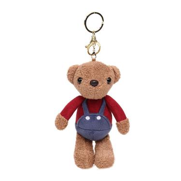 Imagem de Pingente de chaveiro Plush Toy Doll Mini Bear 15 cm - marrom
