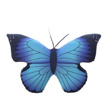 Imagem de Boneca de brinquedo de pelúcia Blue Butterfly 30cm para crianças e colecionadores