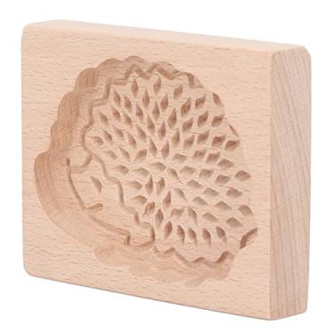 Imagem de Phefop Molde de Biscoito Animal, Carimbo de Madeira Vívido para Biscoitos, Fácil Desmoldagem para Amantes de e Pão de Gengibre (Ouriço)