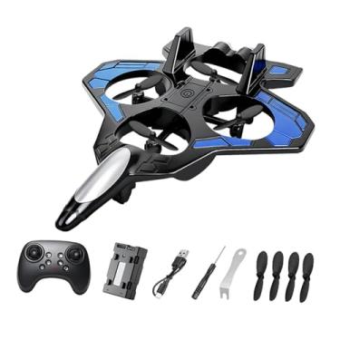 Imagem de menolana Avião de controle remoto RC, fácil de controlar, 2 velocidades ajustáveis, avião de RC para crianças, adultos e meninos a partir de 14 anos, Azul