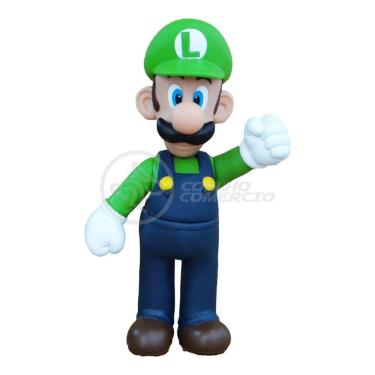 Imagem de Boneco Action Figure Luigi Articulado 23cm Super Mario World