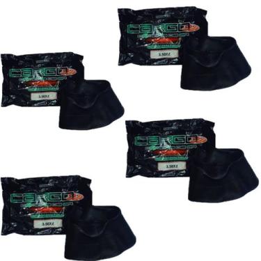 Imagem de Kit 4 Câmara De Ar Moldada Industrial 350x8 Cargo Carriola