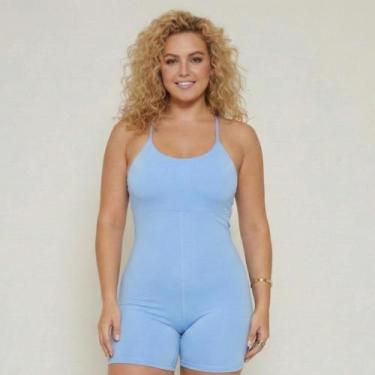 Imagem de KIT 2 Macaquinho alcinha suplex feminino leve para academia, treinos e