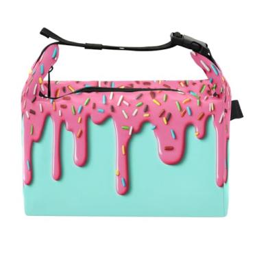 Imagem de STAYTOP Lancheira de sorvete Yummy com fivela de alça, lancheira isolada para meninos e meninas, lancheira térmica para trabalho escolar