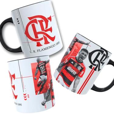 Imagem de Caneca Arrascaeta, Coleção Ídolos Flamengo, 350ml