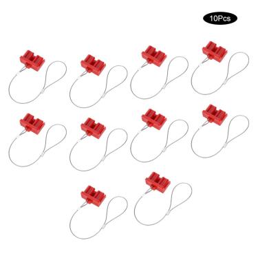 Imagem de LiebeWH Tampa Protetora contra Poeira Vermelha 120A do Conector da Empilhadeira Vida útil Longa Dustproof Plástica de 10 Blocos