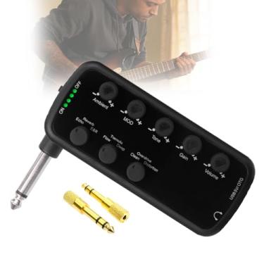 Imagem de Amplificador De Fone De Ouvido Pessoal Para Guitarra E Baixo Com Sons Limpos,Overdrive E DistorçãO Com Delay E Reverb,Suporta GravaçãO Interna Para ImprovisaçãO E TransmissãO Ao Vivo
