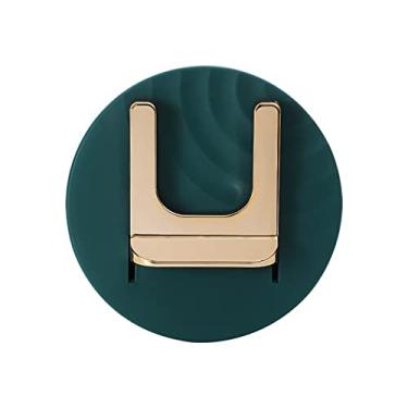 Imagem de Suporte para Secador de Cabelo Pliável Parede com Adesivo Sem Furar Economizar Espaço Organizador Lar Barbearia Salão Be