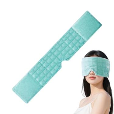 Imagem de Máscara para dormir com cobertura para os olhos, bloqueio de luz, máscara para olhos agradável à pele, cobertor calmante e ponderado para dormir - para trens de viagem de trem para mulheres, homens