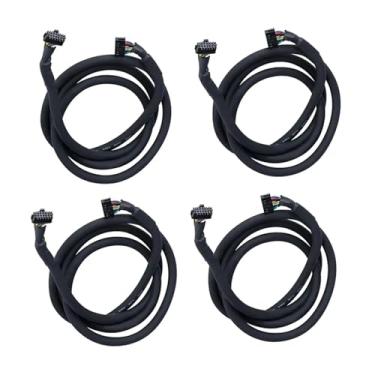 Imagem de Conjunto de 1 a 4 cabos de corrente para cabeçote de impressão, compatíveis com Creality K2 PLUS - Barramento 12P, 22/26AWG, 1250mm, interface PHB, acessório para impressora 3D.(For K2 PLUS-4PC)